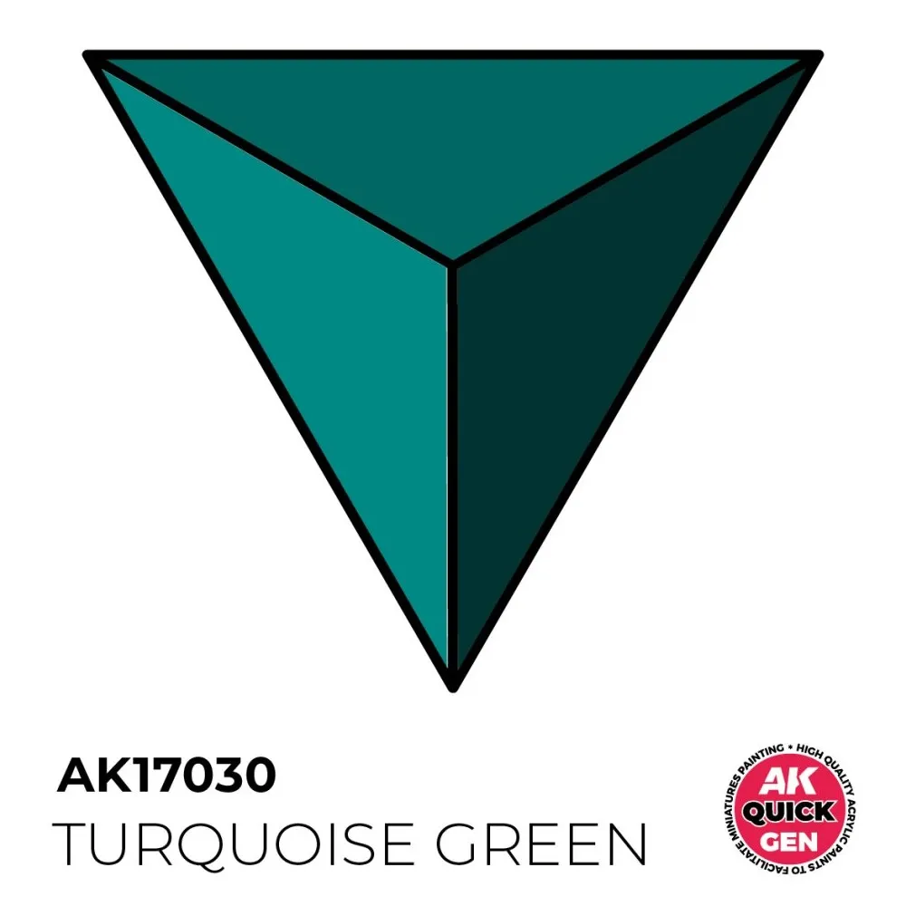AK Interactive: Quick Gen - Turquoise Green 18 ml