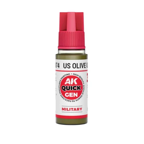 AK Interactive: Quick Gen - US Olive Uniform 18 ml