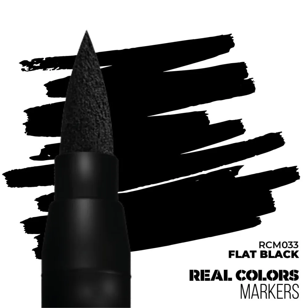 AK Interactive: RC Markers - Flat Black
