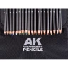 AK Interactive: Weathering Pencils + pouzdro (37 ks)