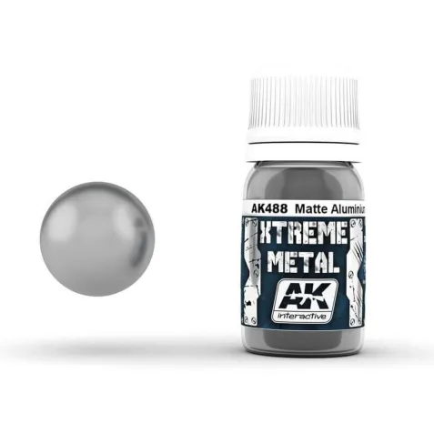 AK Interactive: Xtreme Metal - Matte Aluminium