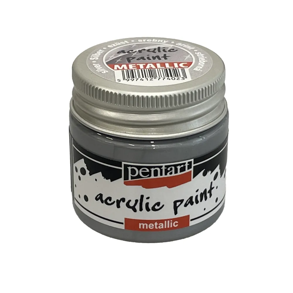 Akrylová metalická farba 50 ml