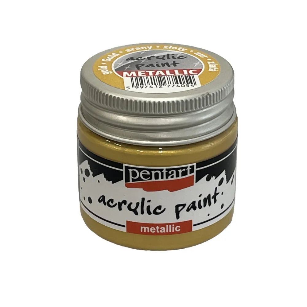 Akrylová metalická farba 50 ml