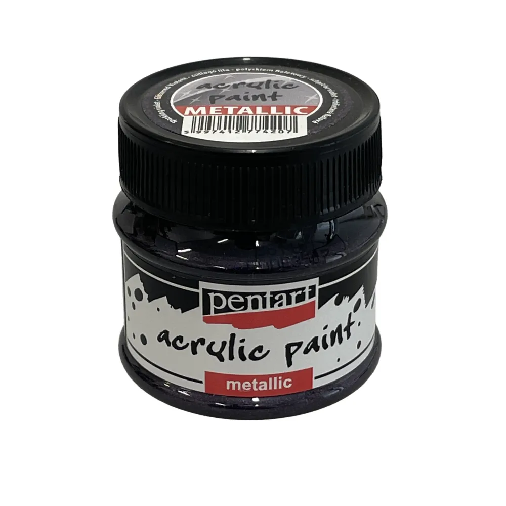 Akrylová metalická farba 50 ml