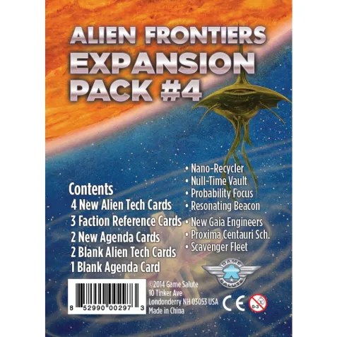 Alien Frontiers: Expansion Pack #4