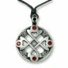 Celtic Heart Cross Amulet
