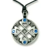 Celtic Heart Cross Amulet