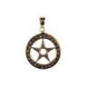 Runic Pentagram Amulet Bronze
