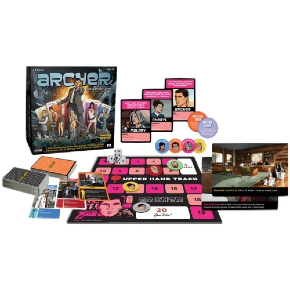 Archer: The Danger Zone! Board Game
