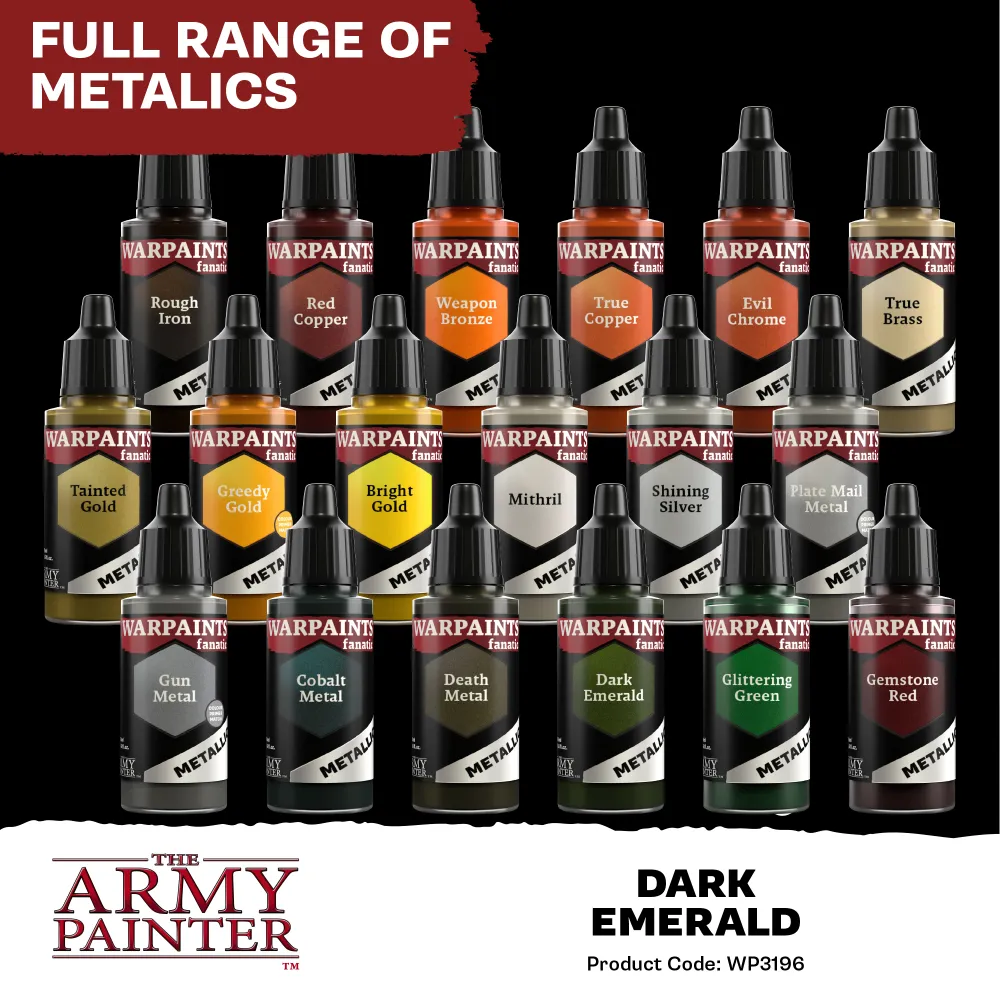 Army Painter: Fanatic Metallic - Dark Emerald