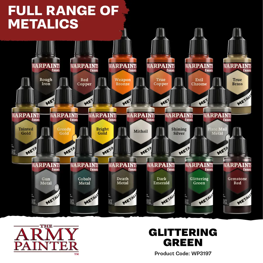 Army Painter: Fanatic Metallic - Glittering Green