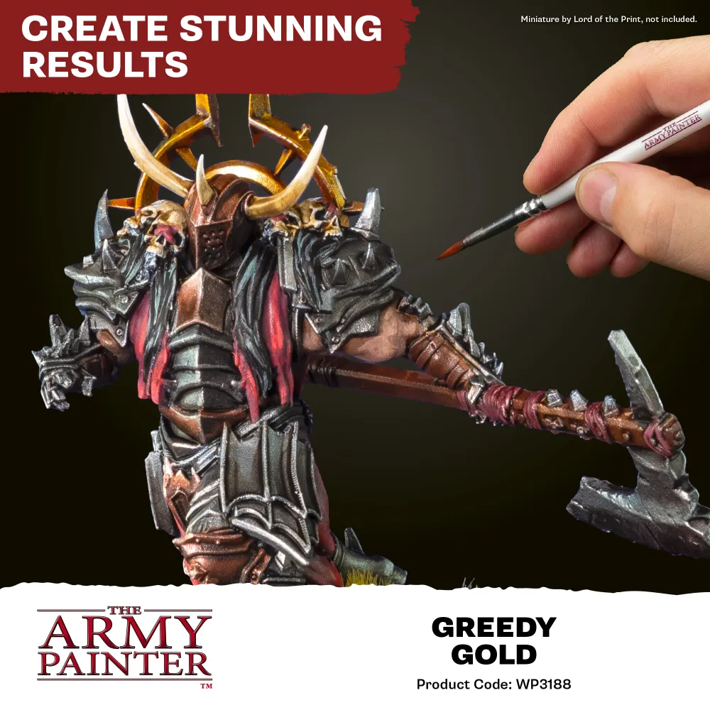 Army Painter: Fanatic Metallic - Greedy Gold