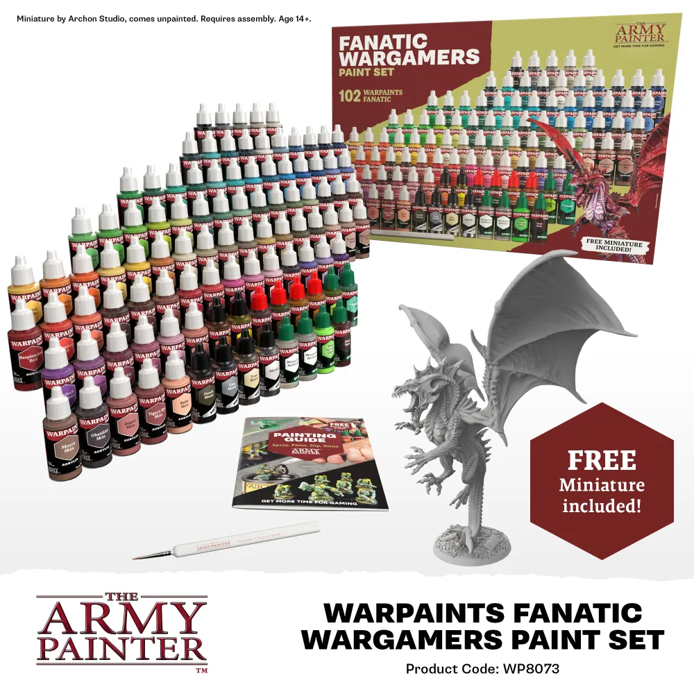 Army Painter: Fanatic Wargamers Paint Set