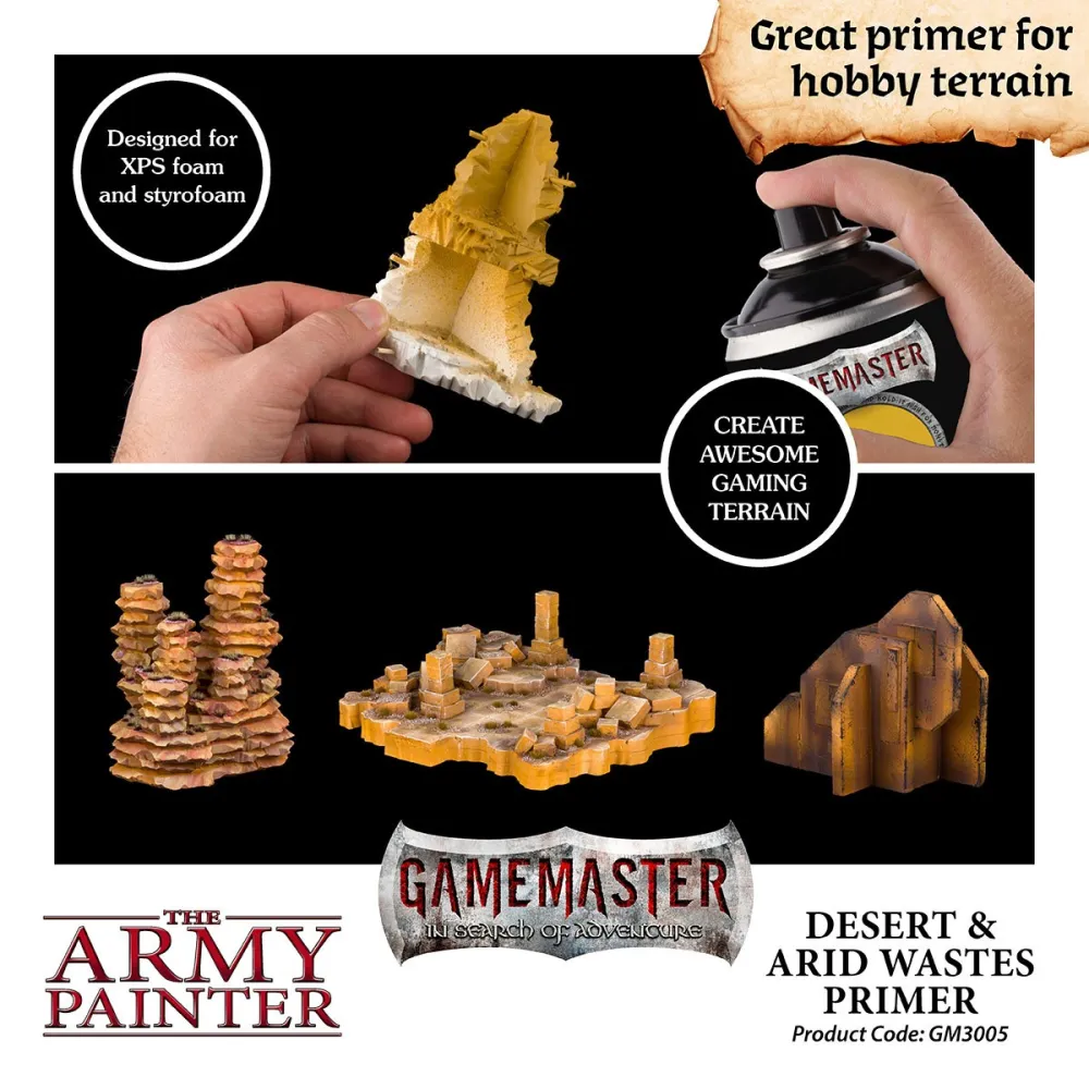 Army Painter: GameMaster Terrain Primer - Desert & Arid Wastes