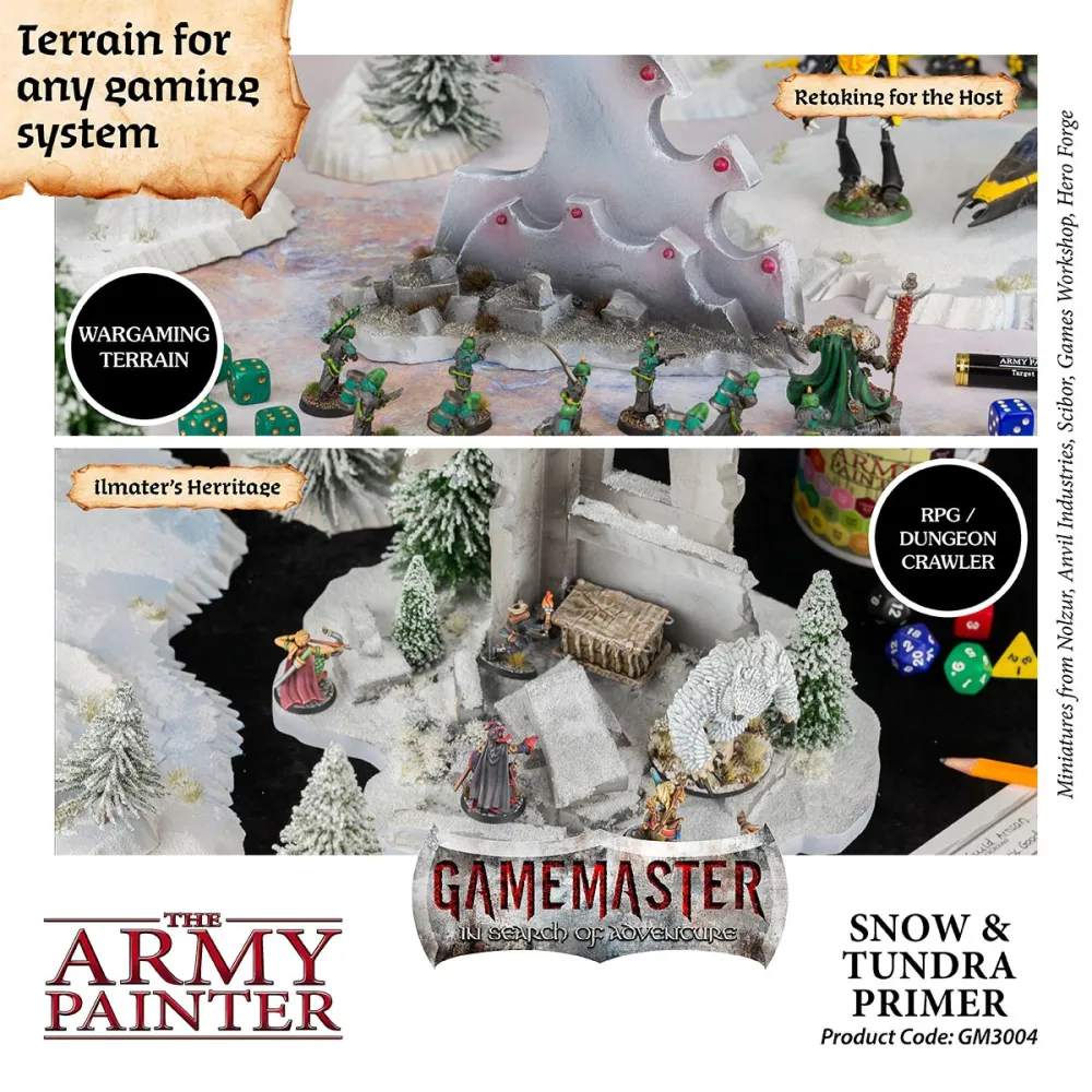 Army Painter: GameMaster Terrain Primer - Snow & Thundra