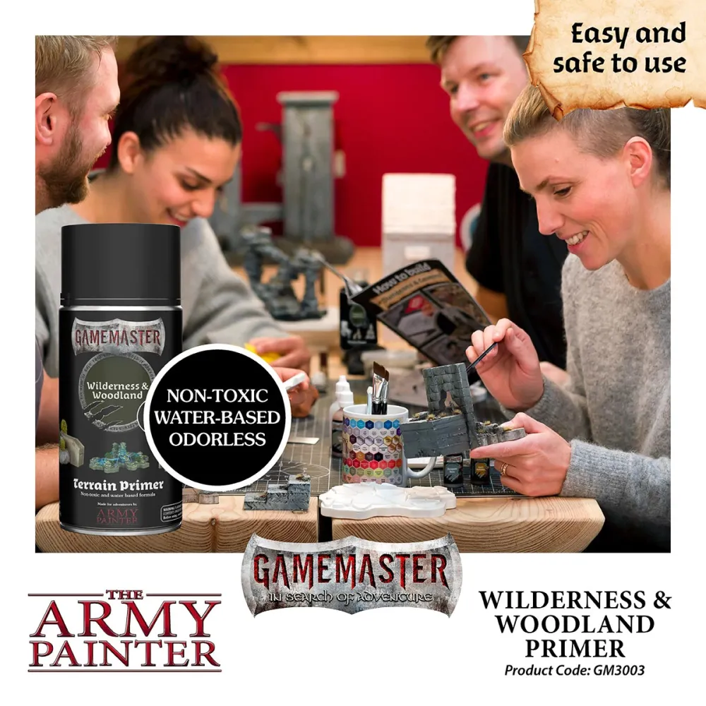 Army Painter: GameMaster Terrain Primer - Wilderness & Woodlands