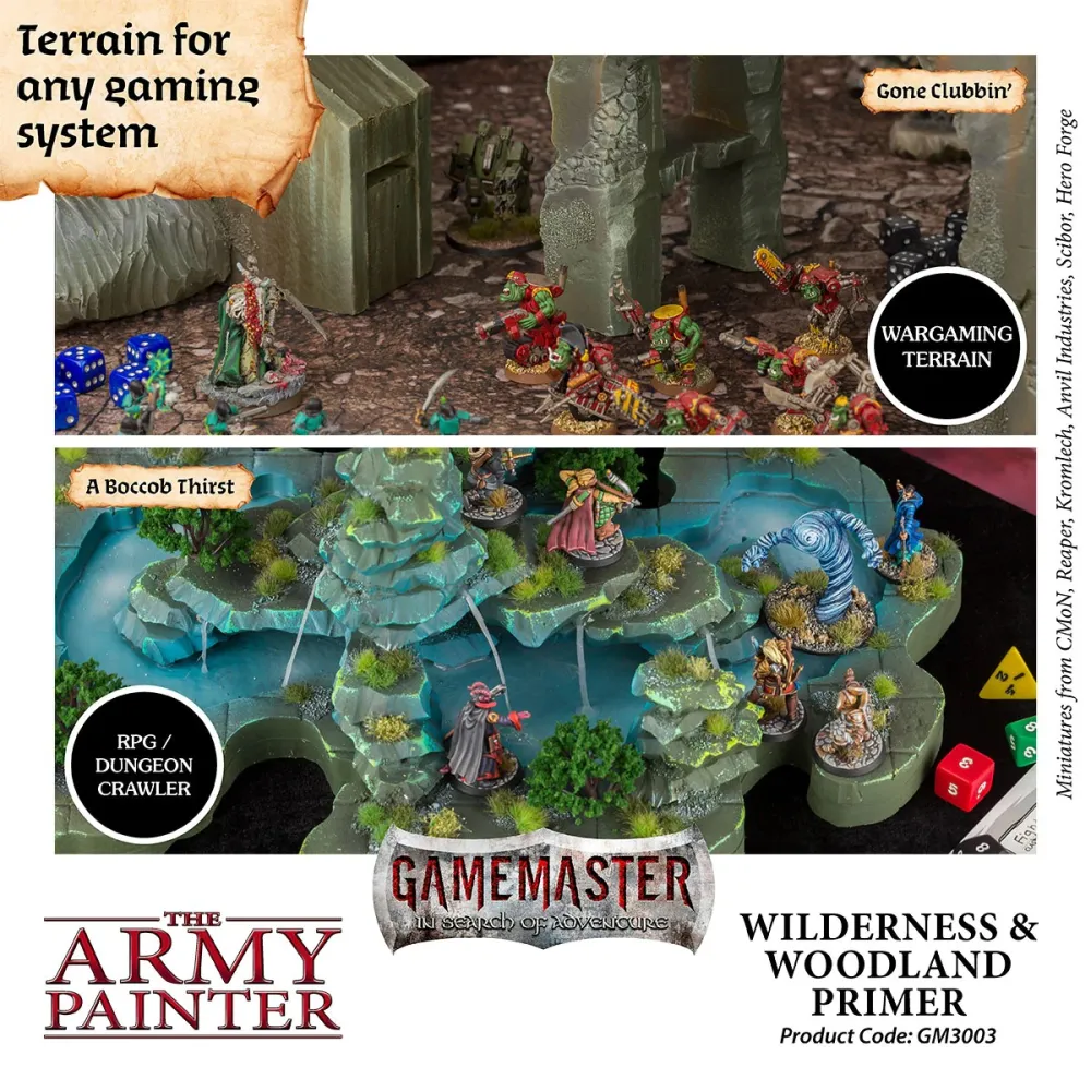 Army Painter: GameMaster Terrain Primer - Wilderness & Woodlands