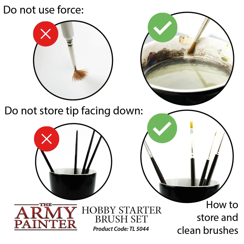 Army Painter Hobby Starter Brush Set – Pinselset