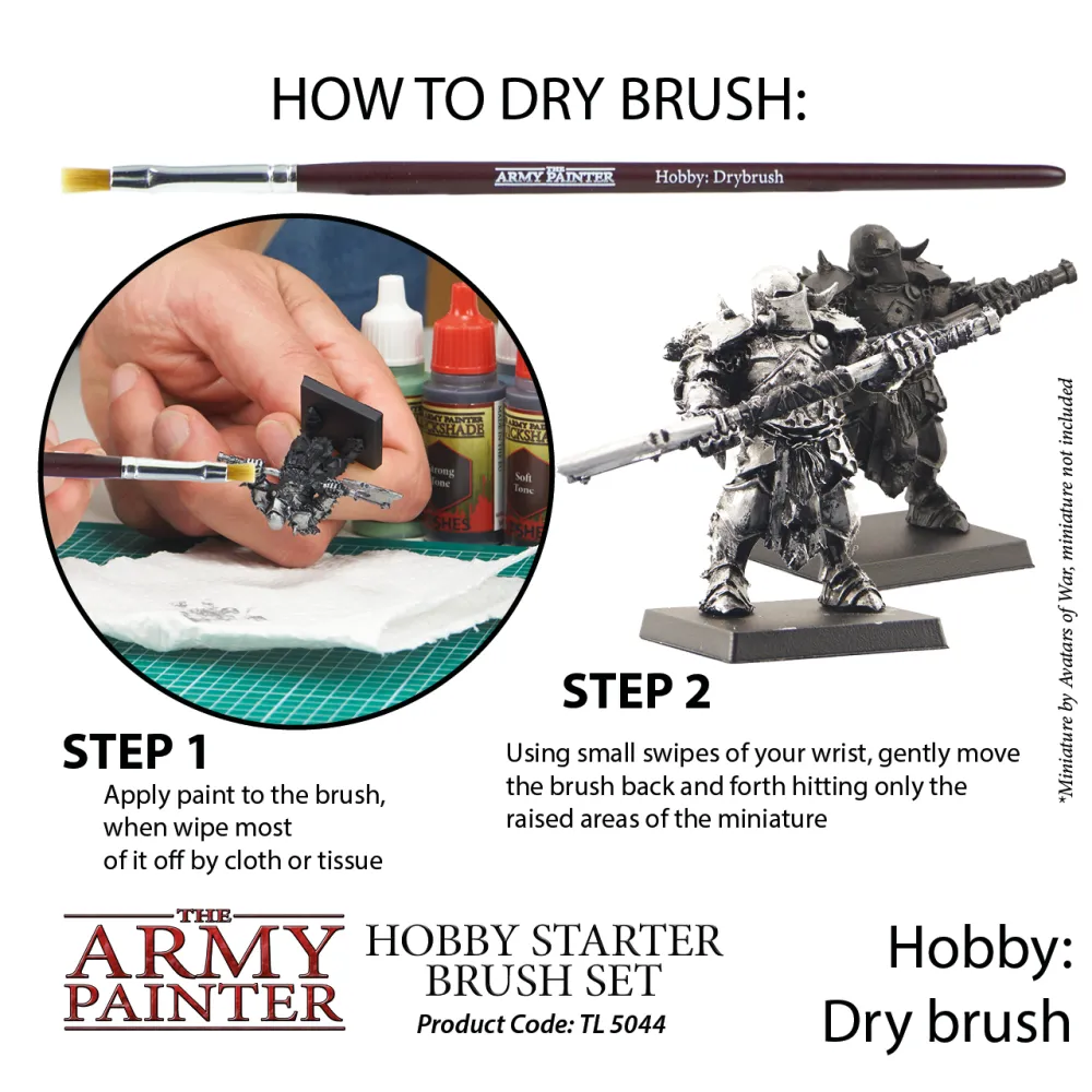 Army Painter Hobby Starter Brush Set – Pinselset