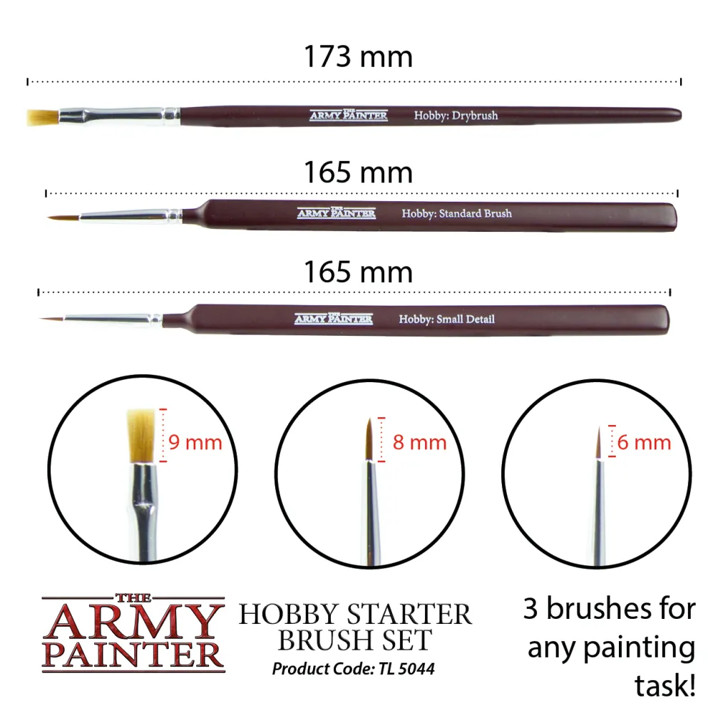Army Painter Hobby Starter Brush Set – Pinselset
