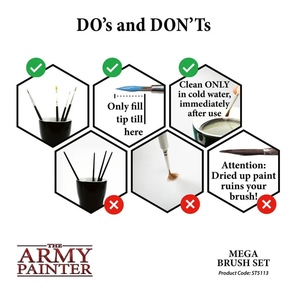 Army Painter: Mega Brush Set