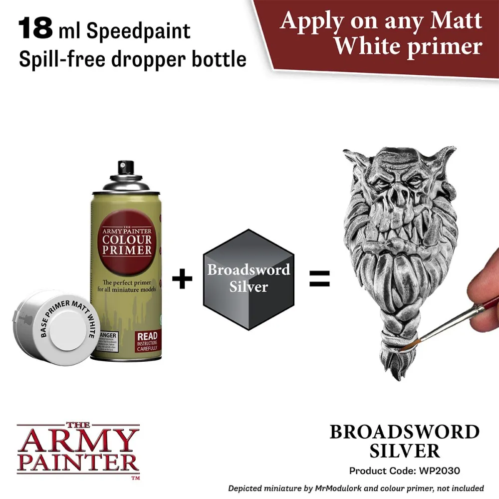 Army Painter: Speedpaint Broadsword Silver 2.0