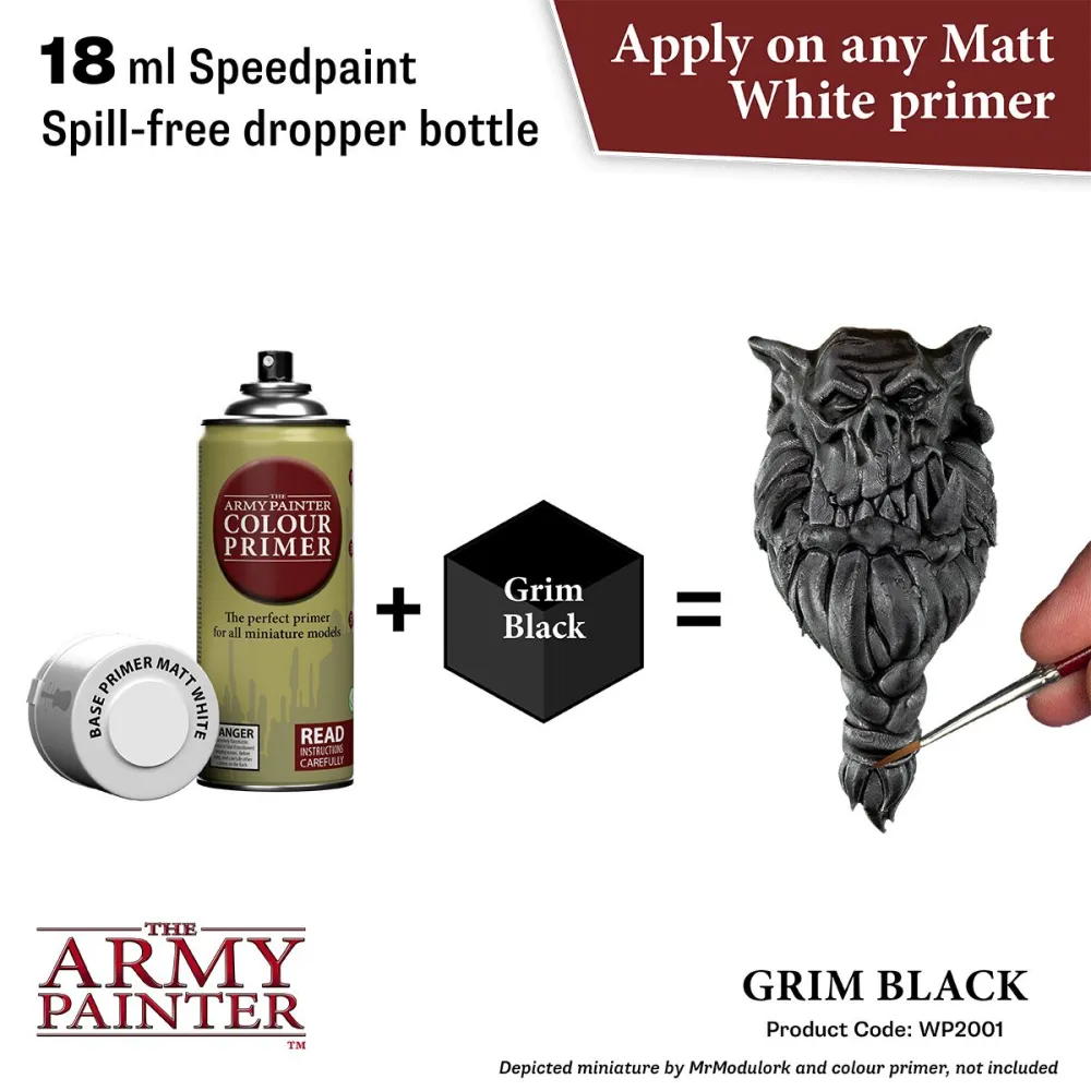 Army Painter: Speedpaint Grim Black 2.0
