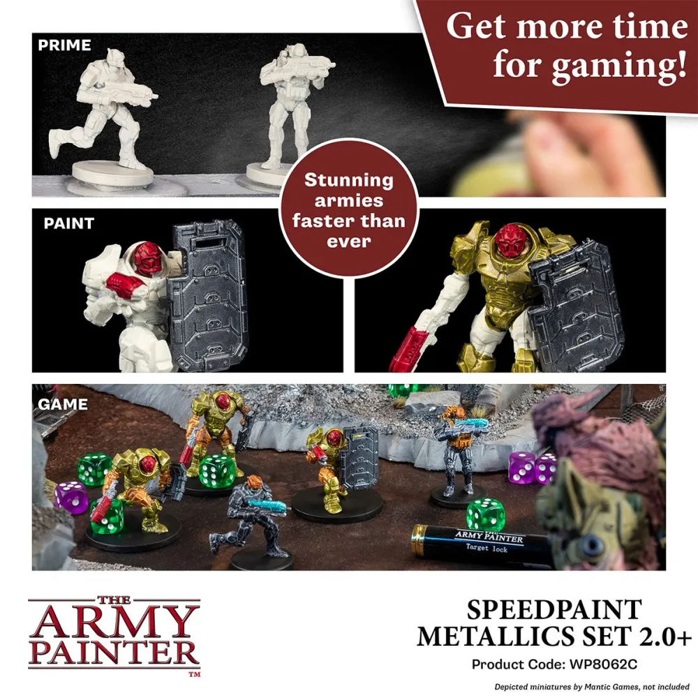 Army Painter: Speedpaint Metallics Set 2.0