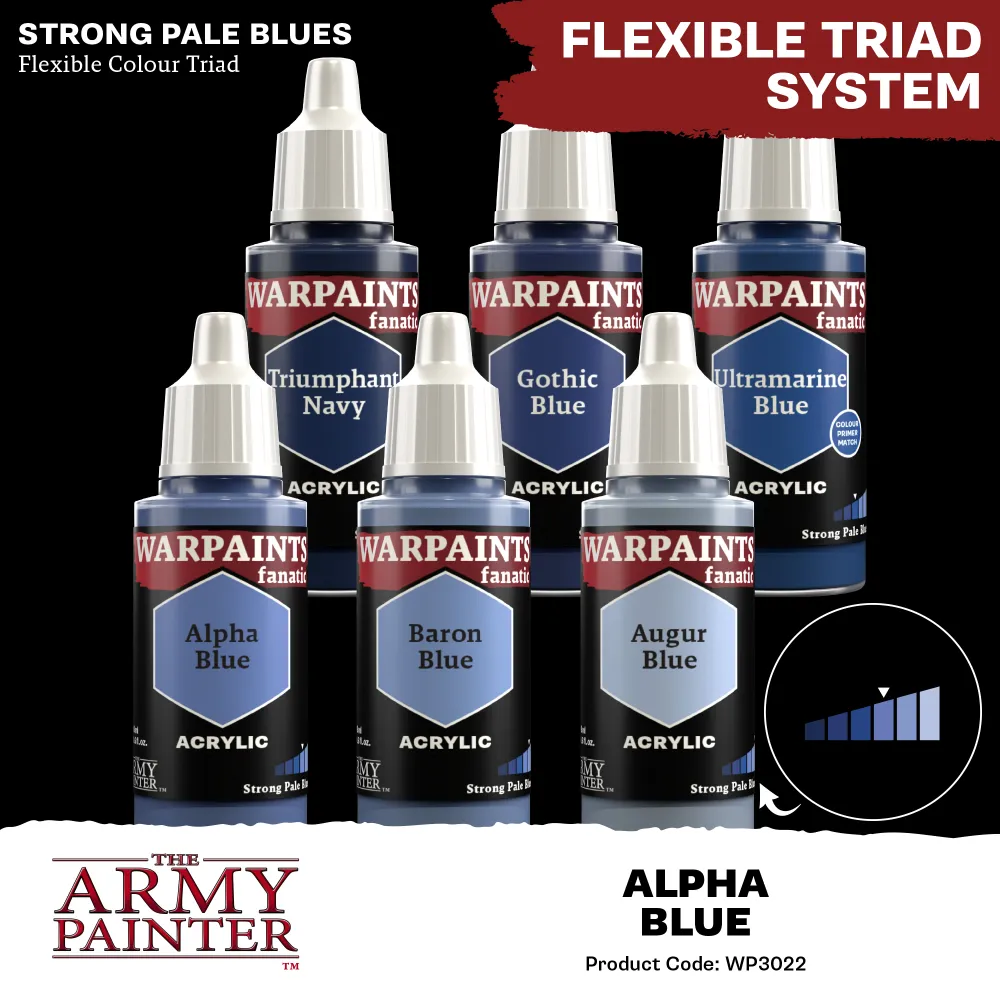 Army Painter: Warpaints Fanatic - Alpha Blue