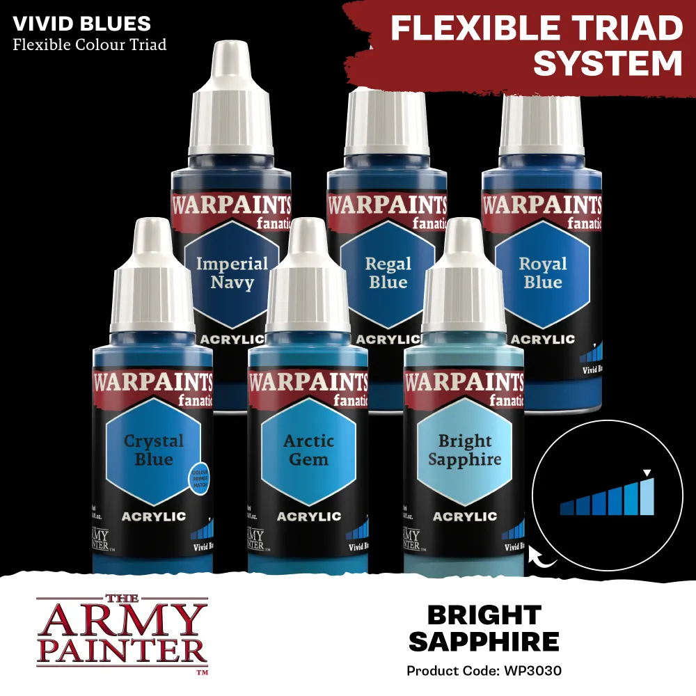 Army Painter: Warpaints Fanatic - Bright Sapphire