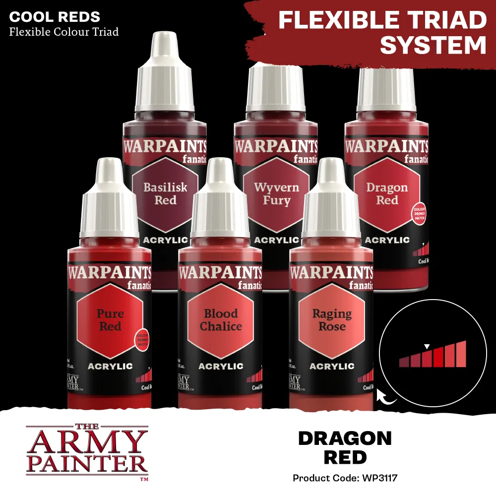 Army Painter: Warpaints Fanatic - Dragon Red