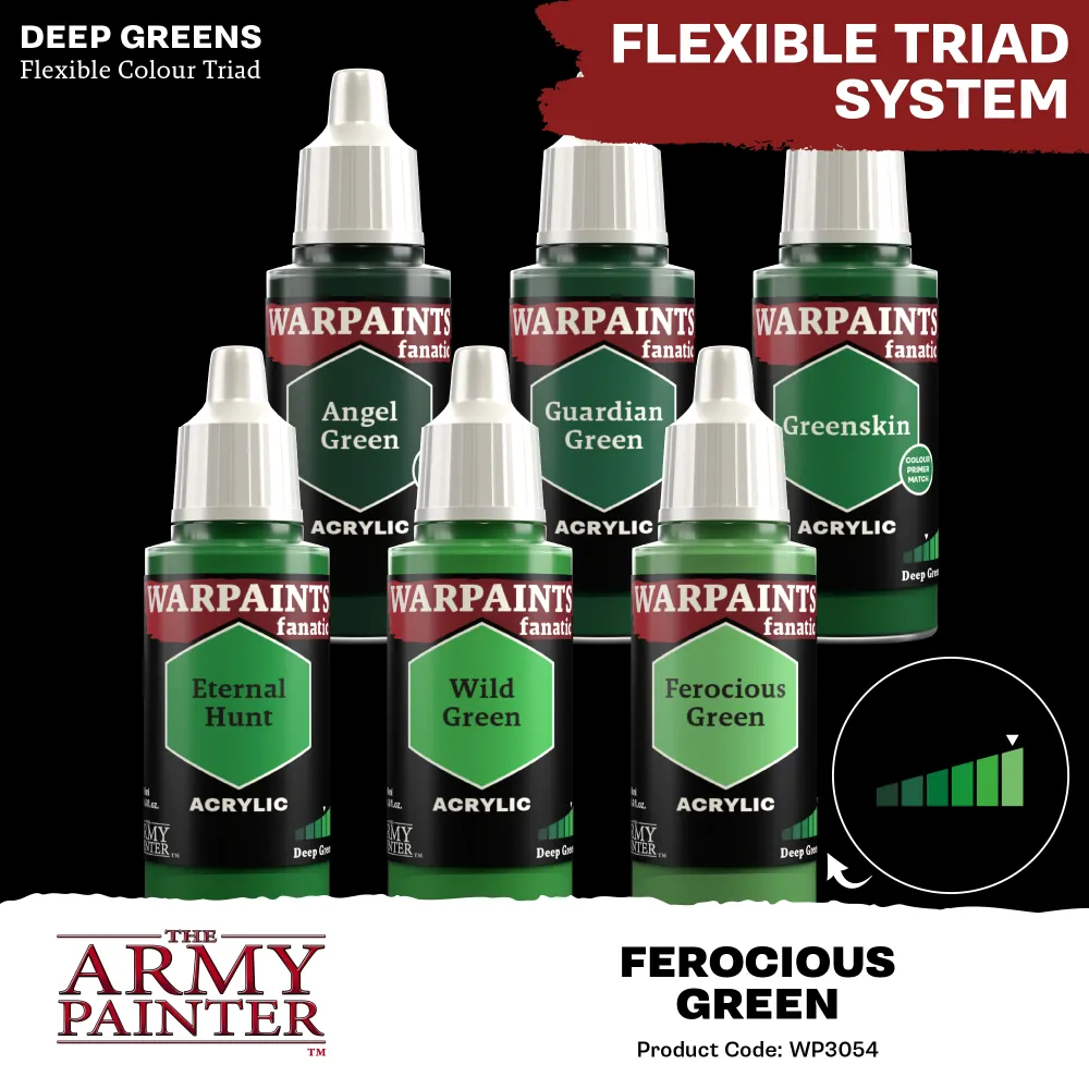 Army Painter: Warpaints Fanatic - Ferocious Green