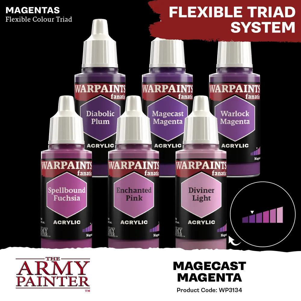 Army Painter: Warpaints Fanatic - Magecast Magenta
