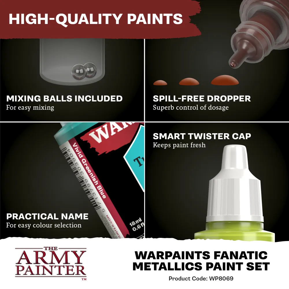 Army Painter: Warpaints Fanatic - Metallics Set