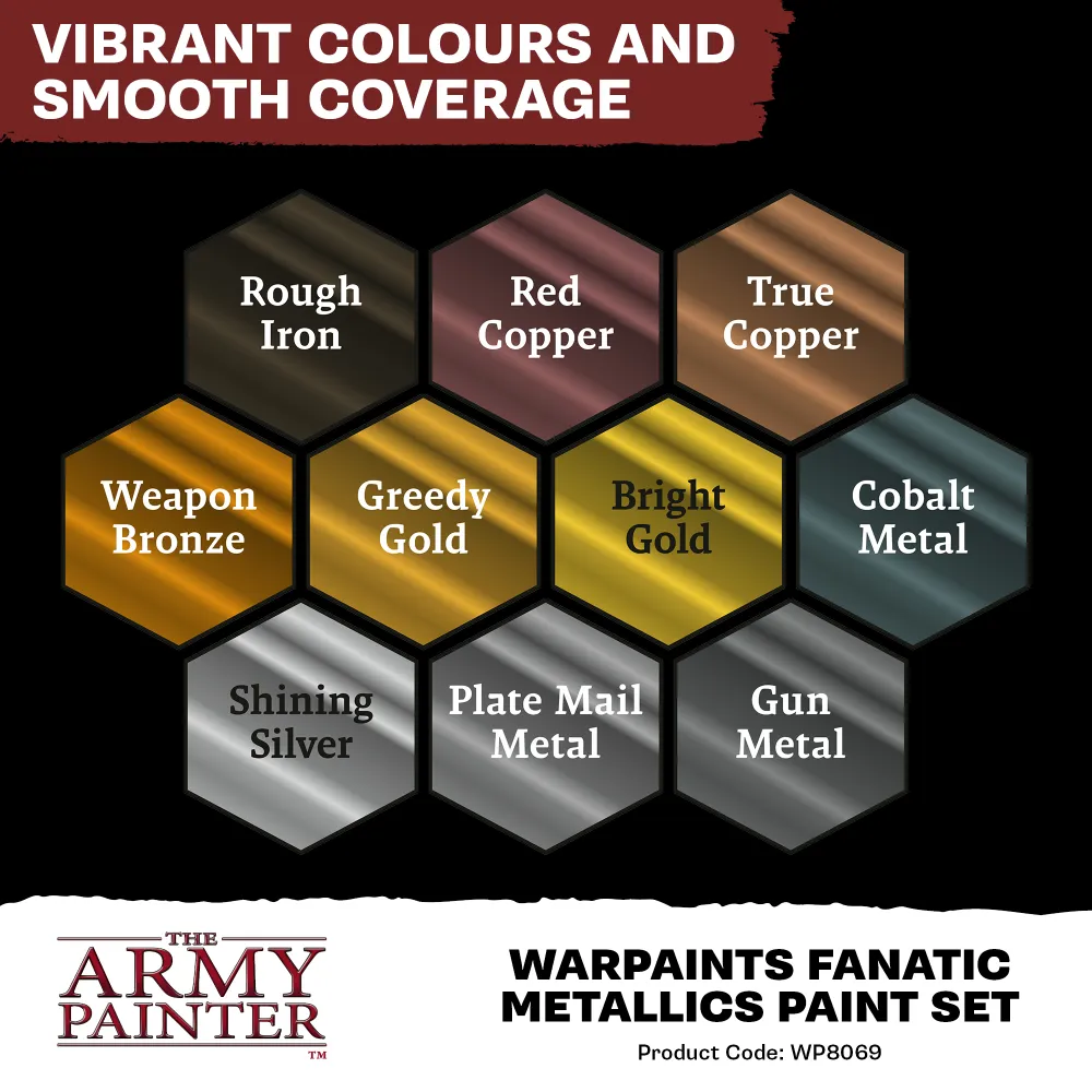 Army Painter: Warpaints Fanatic - Metallics Set