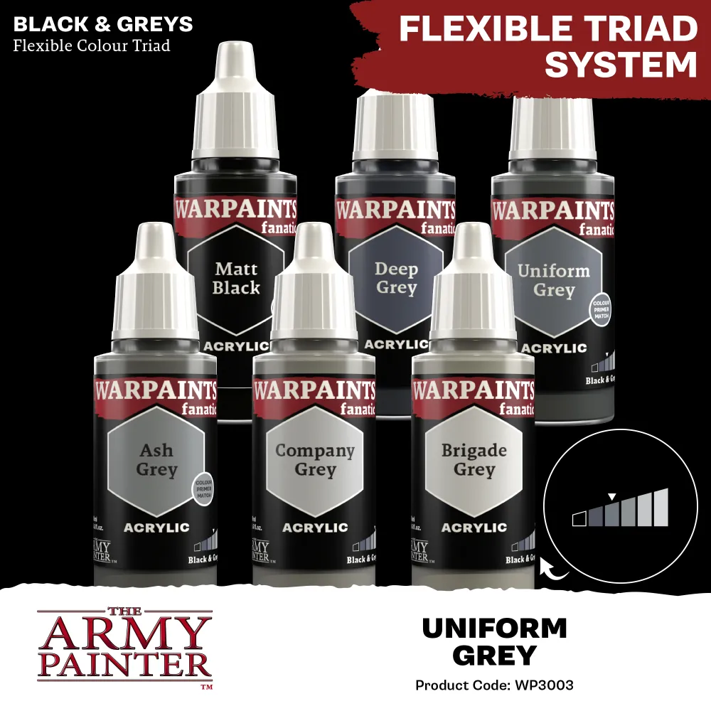 Army Painter: Warpaints Fanatic - Uniform Grey