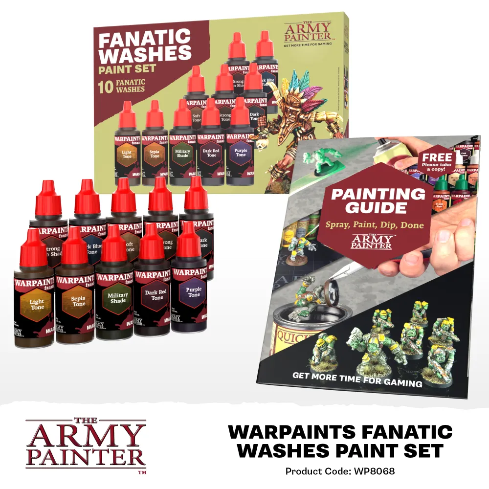 Army Painter: Warpaints Fanatic - Washes Paint Set
