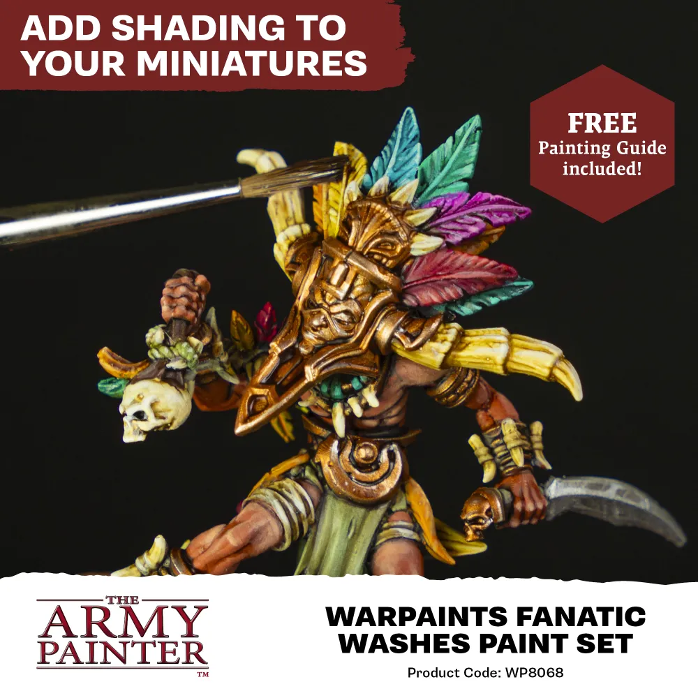 Army Painter: Warpaints Fanatic - Washes Paint Set