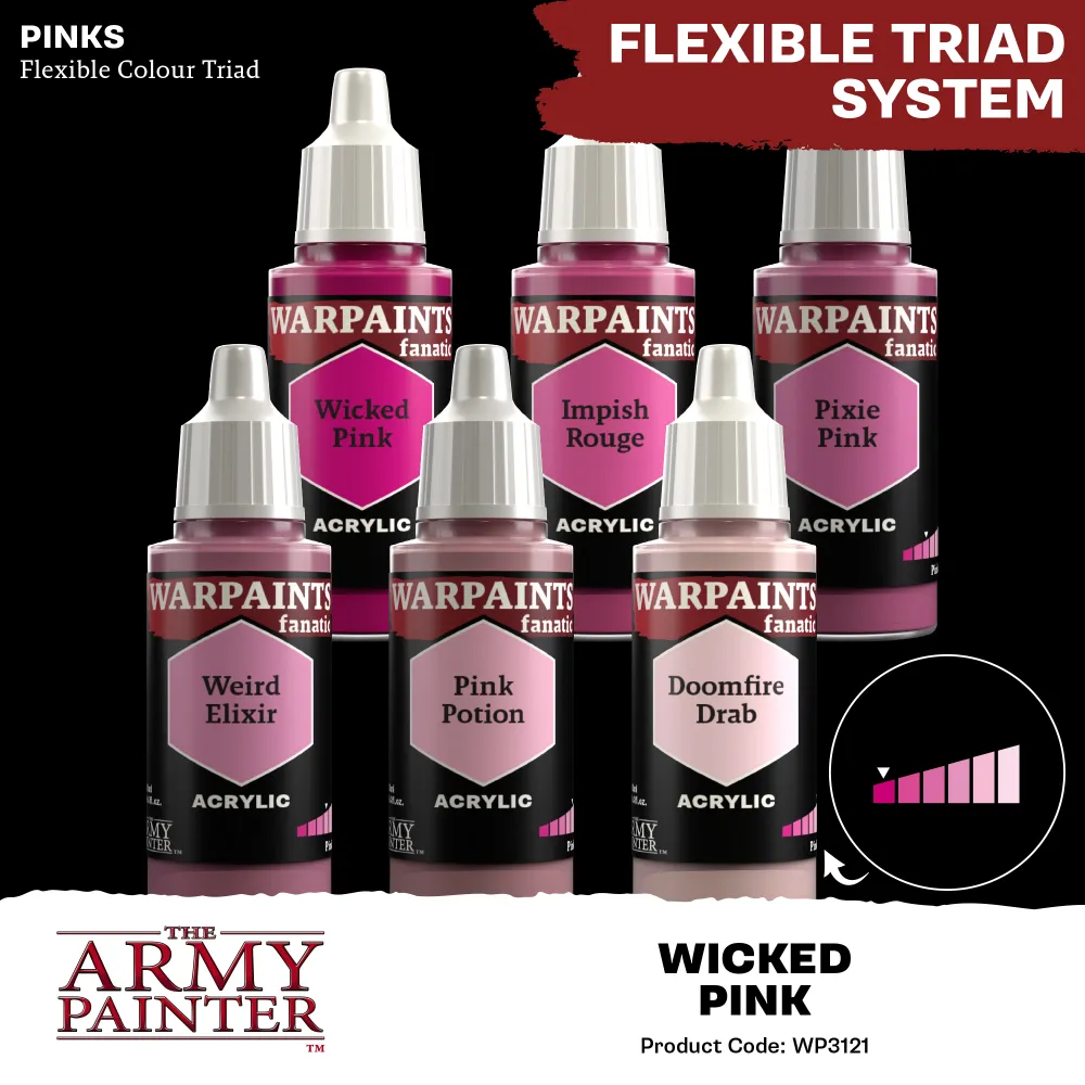 Army Painter: Warpaints Fanatic - Wicked Pink
