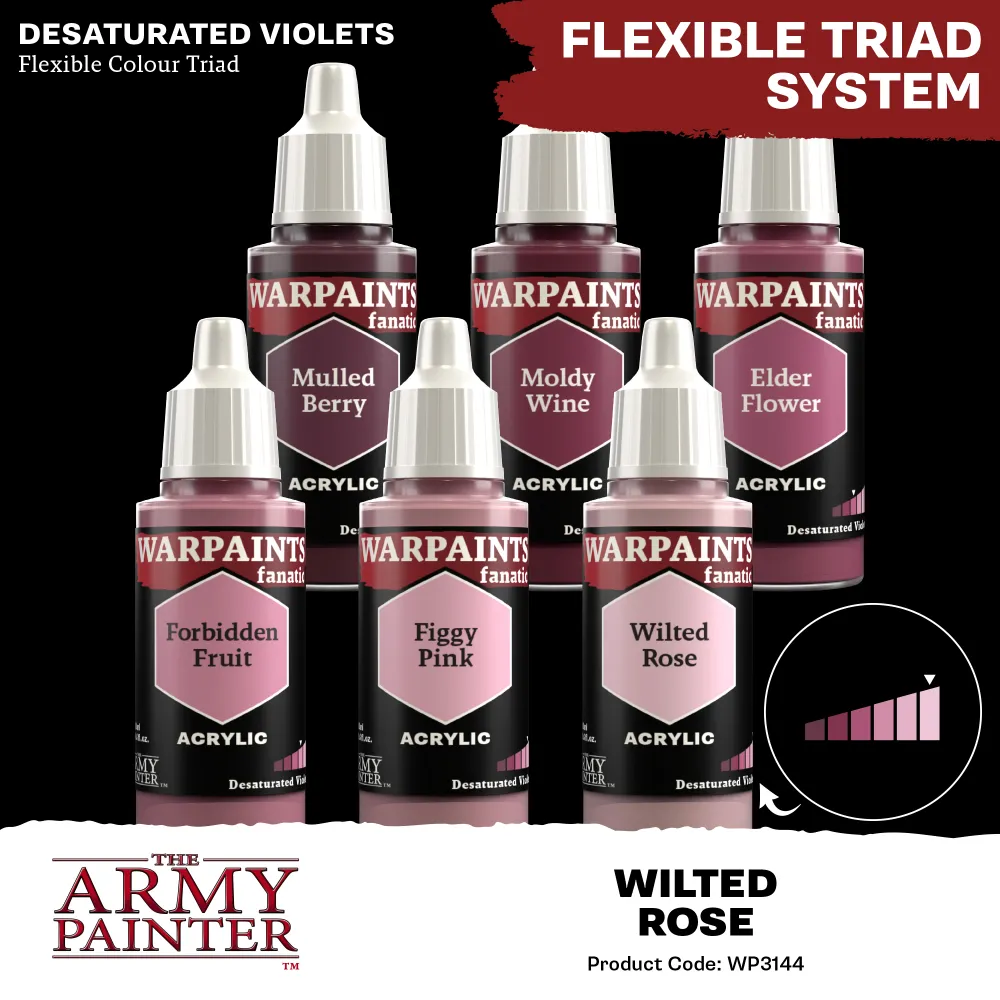 Army Painter: Warpaints Fanatic - Wilted Rose