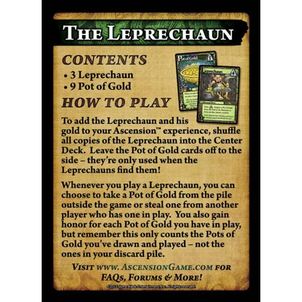 Ascension: Leprechaun Theme Pack