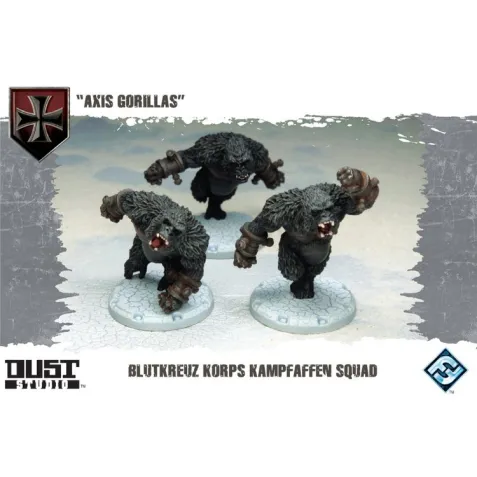 Dust Tactics: Axis Gorillas - Blutkreuz Korps Kampfaffen Squad