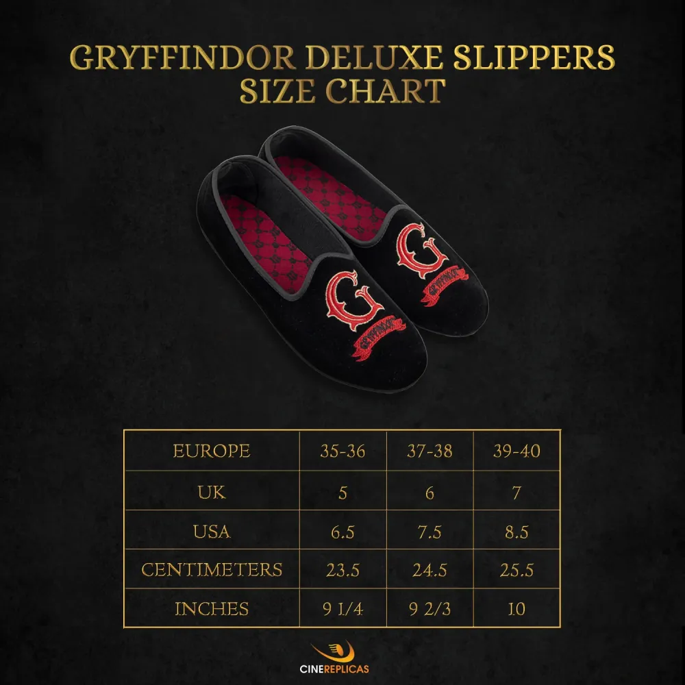 Harry Potter Slippers - Gryffindor