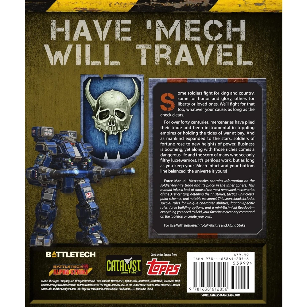 BattleTech: Force Manual Mercenaries