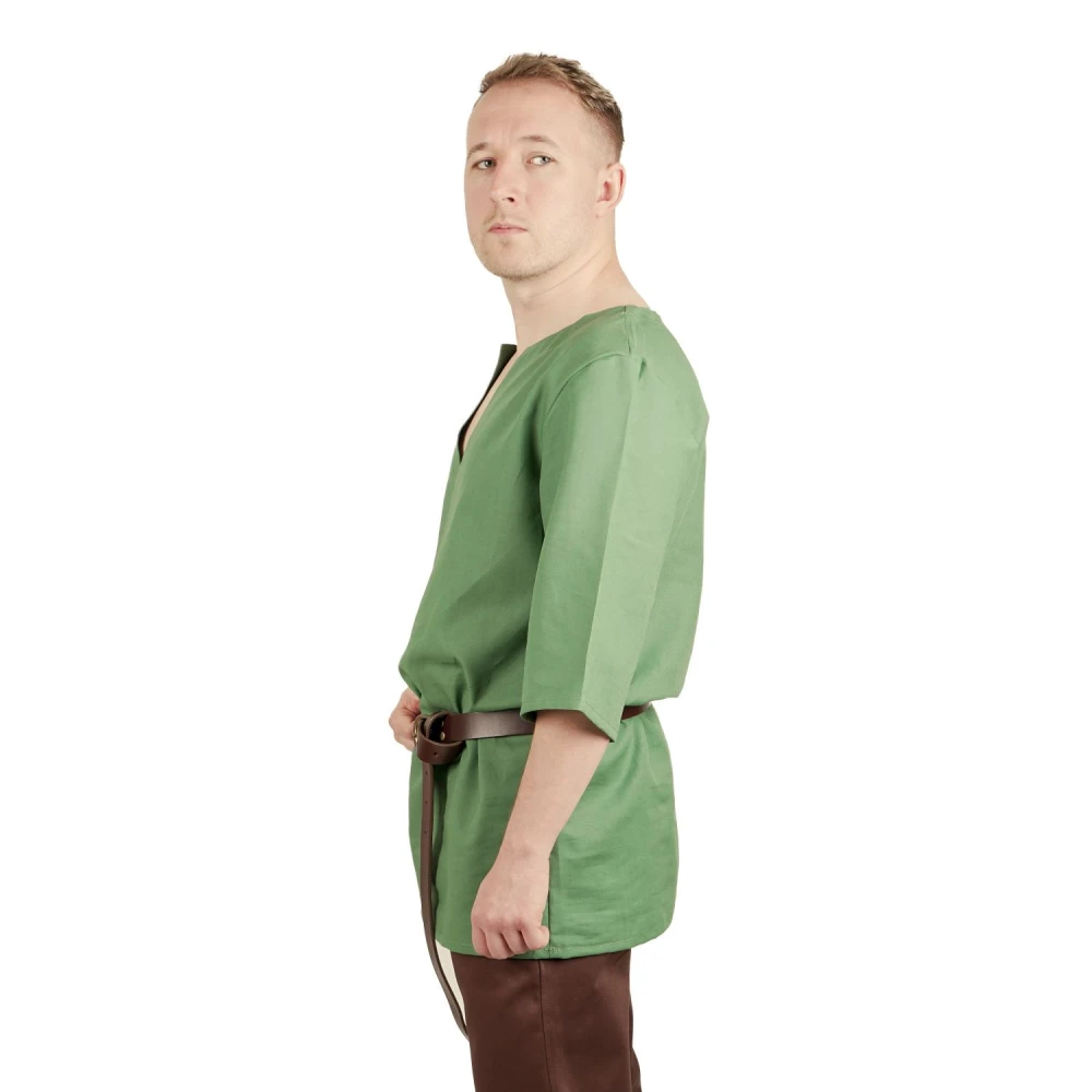 Cotton Medieval Shirt - Green