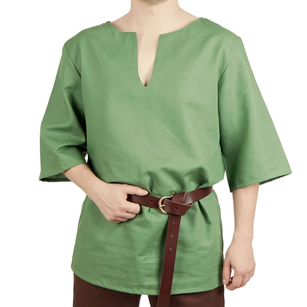Cotton Medieval Shirt - Green