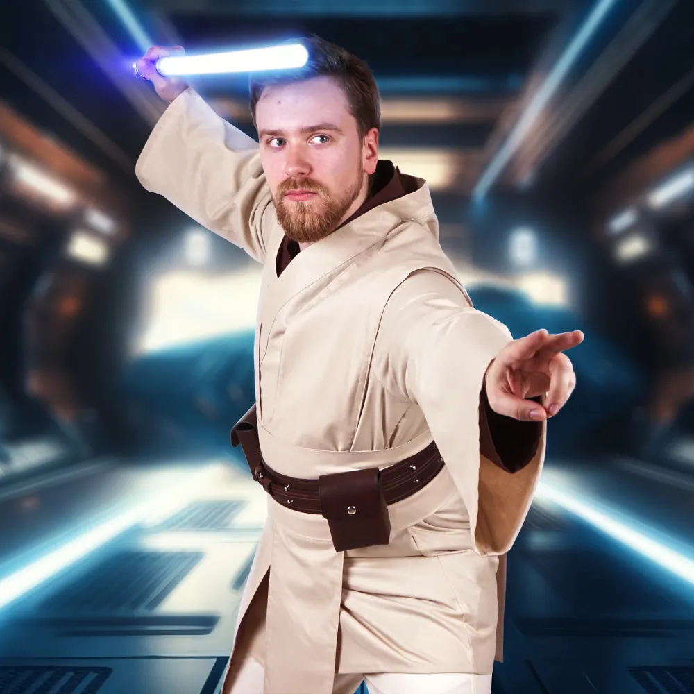 Bavlněná tunika Jedi spodní - přírodní
