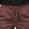 Women's cotton trousers - brown