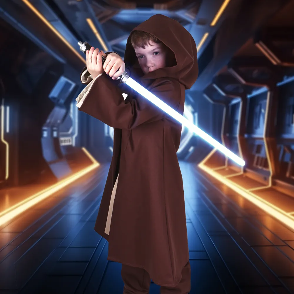 Jedi-Umhang aus Baumwolle für Kinder