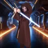 Jedi-Umhang aus Baumwolle für Kinder